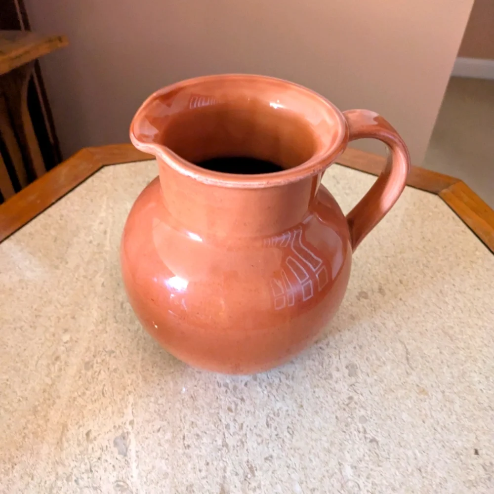 Z Gallerie Pitcher by Ceramiche Toscane. Italy, hand painted.